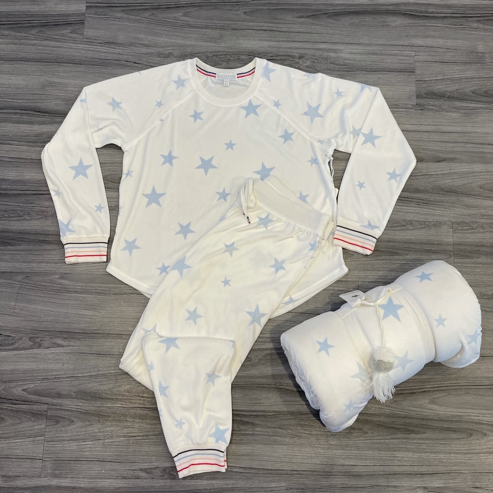 Pj Salvage Velour Star Set